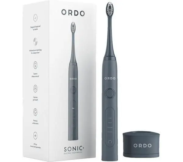 Buy ORDO Sonic+ Electric Toothbrush - Charcoal Grey _ Currys.webp