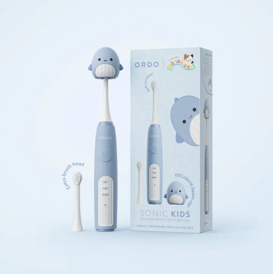 Ordo Sonic Kids Rechargeable Electric Toothbrush - Squishmallow Samir