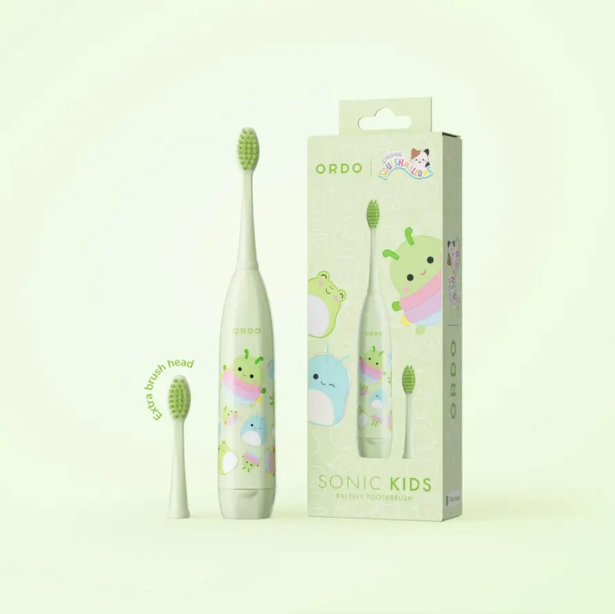 Ordo Sonic Kids Battery Powered Toothbrush - Squishmallow Rutabaga