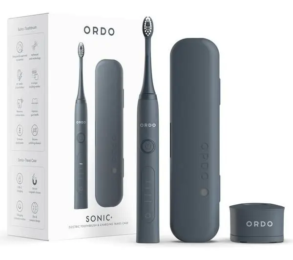 Ordo Sonic + & Charging Travel Case Charcoal