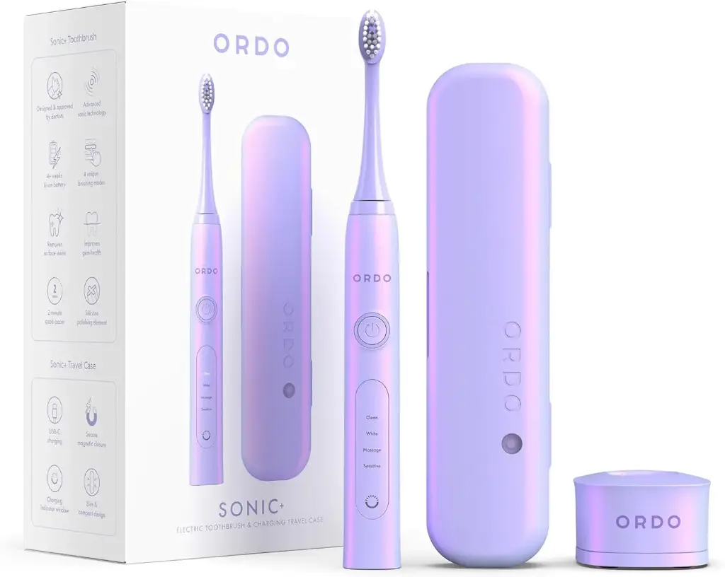 Ordo Sonic + & Charging Travel Case Pearl Violet