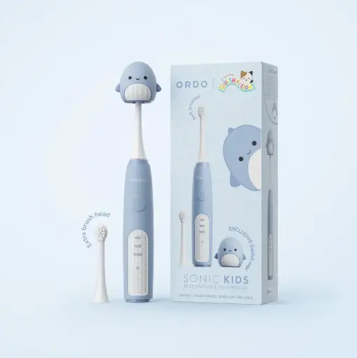 Ordo Sonic Kids Rechargeable Electric Toothbrush - Squishmallow Samir
