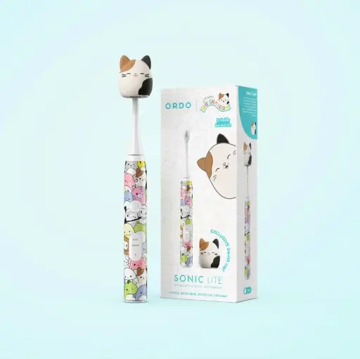 Ordo Sonic Kids Rechargeable Electric Toothbrush - Squishmallows Cam & Squad