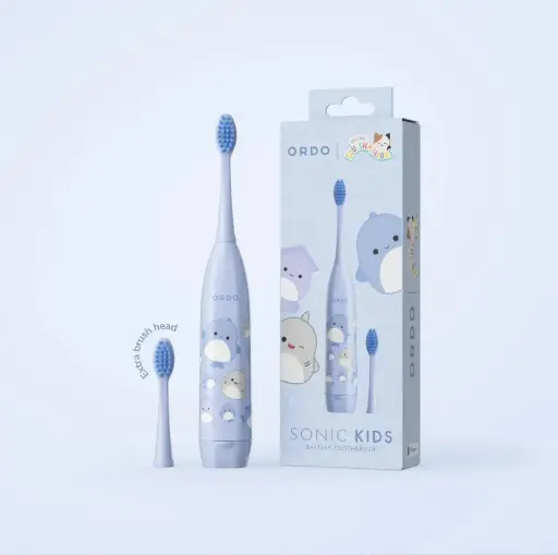 Ordo Sonic Kids Battery Powered Toothbrush - Squishmallow Samir