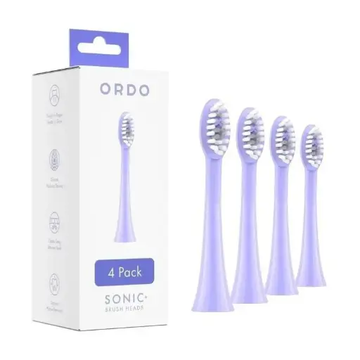 Ordo Sonic Refill Heads Purple 4 Pack